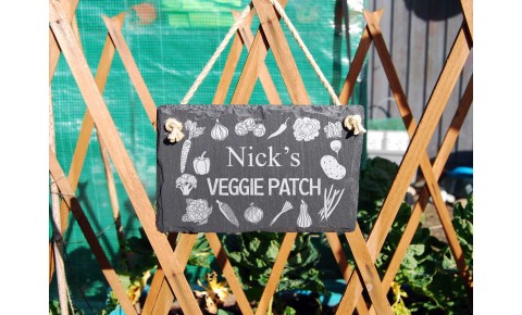 Personalised Veggie Patch Hanging Sign